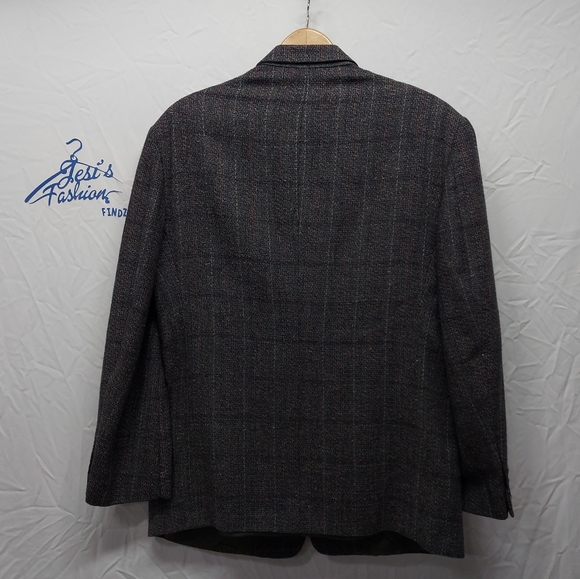 Vintage Pierre Cardin Plaid 2 Button Blazer - Picture 5 of 16